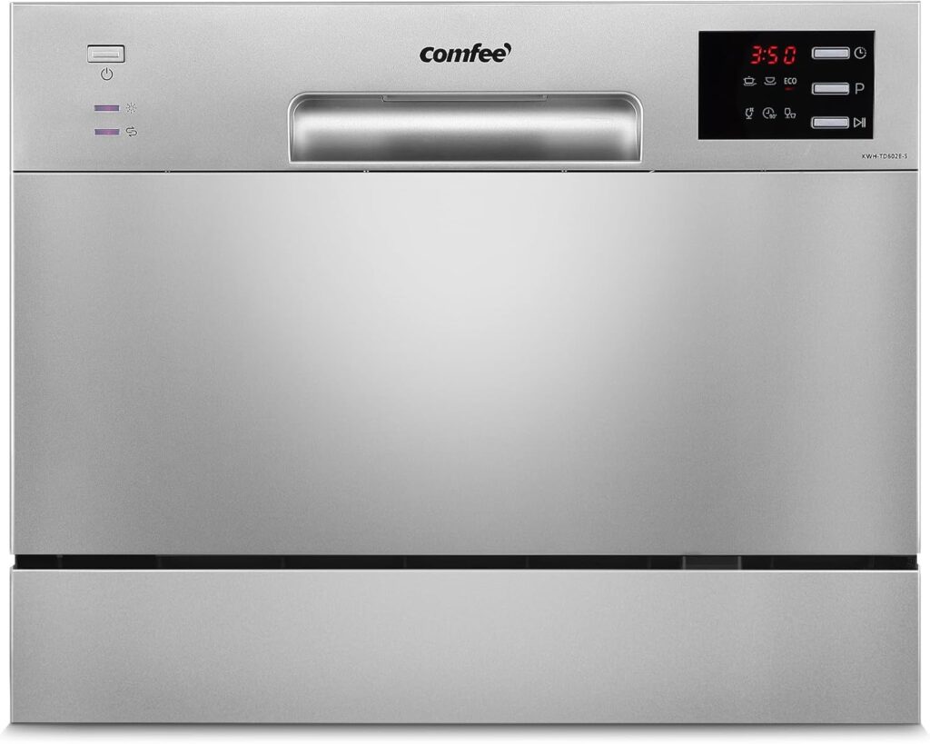 Mejores Mini Lavavajillas Para ahorrar espacio 10 mini lavavajillas COMFEE’ TD602E-S