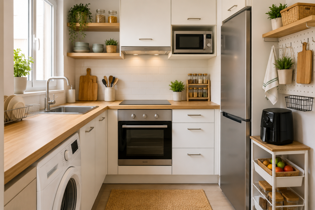 Cocina Pequeña: Ideas para Aprovechar Mejor el Espacio 7 cocina pequeña