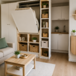 organización hogar con muebles multifunción y soluciones para ahorrar espacio