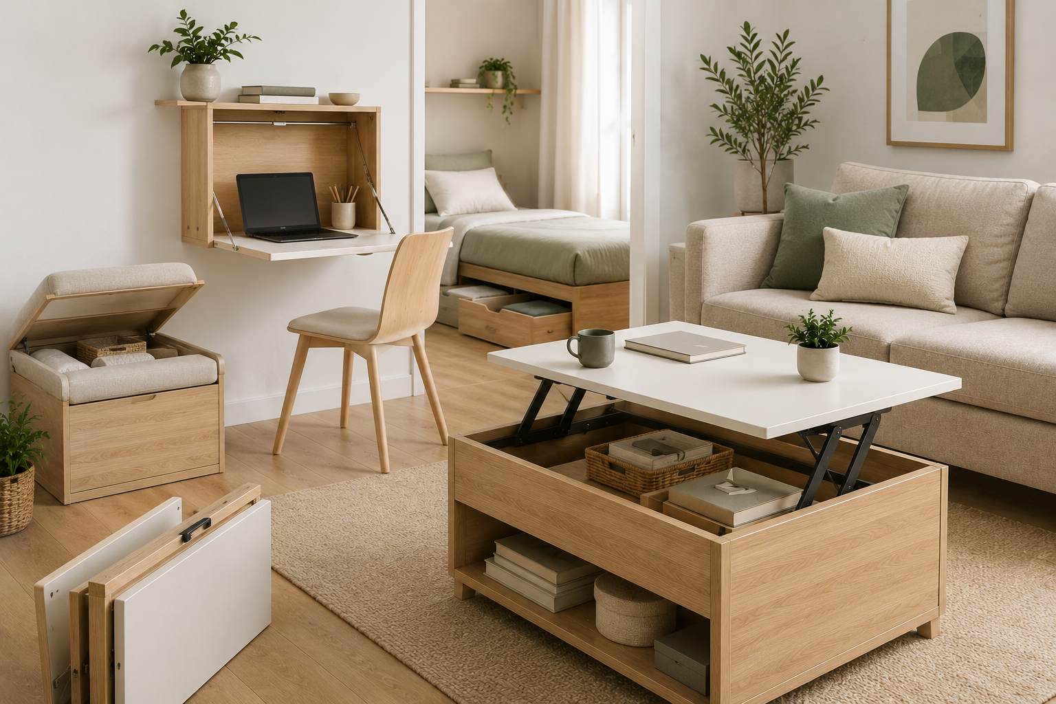 Mejores Muebles Multifunción Para Pisos Pequeños 3 Mejores Muebles Multifunción Para Pisos Pequeños