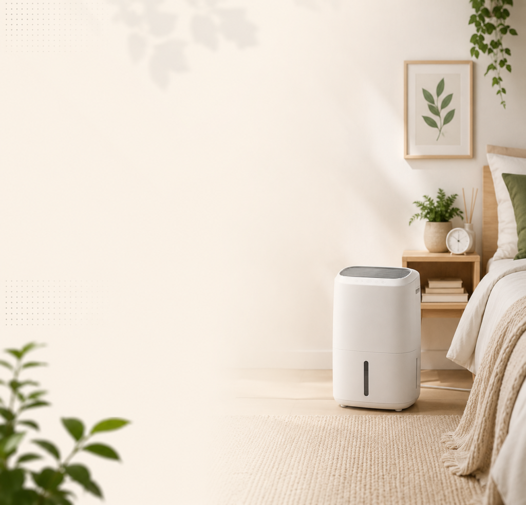 deshumidificador en dormitorio