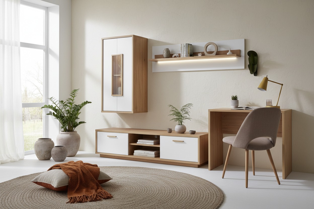 7 muebles de Diseño compacto: Líneas simples, proporciones ajustadas y ausencia de volúmenes innecesarios.